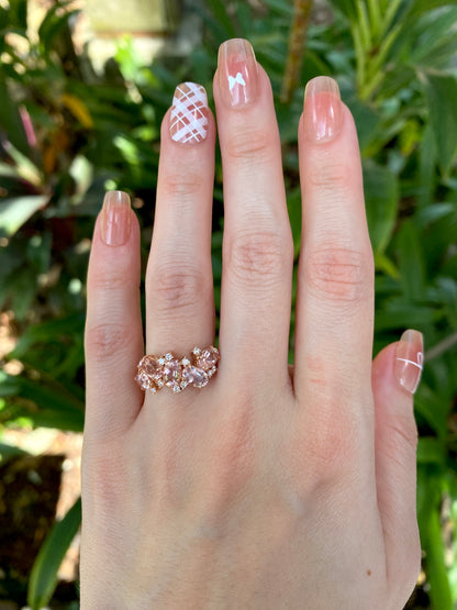 Natural Morganite 2.08ct Ring