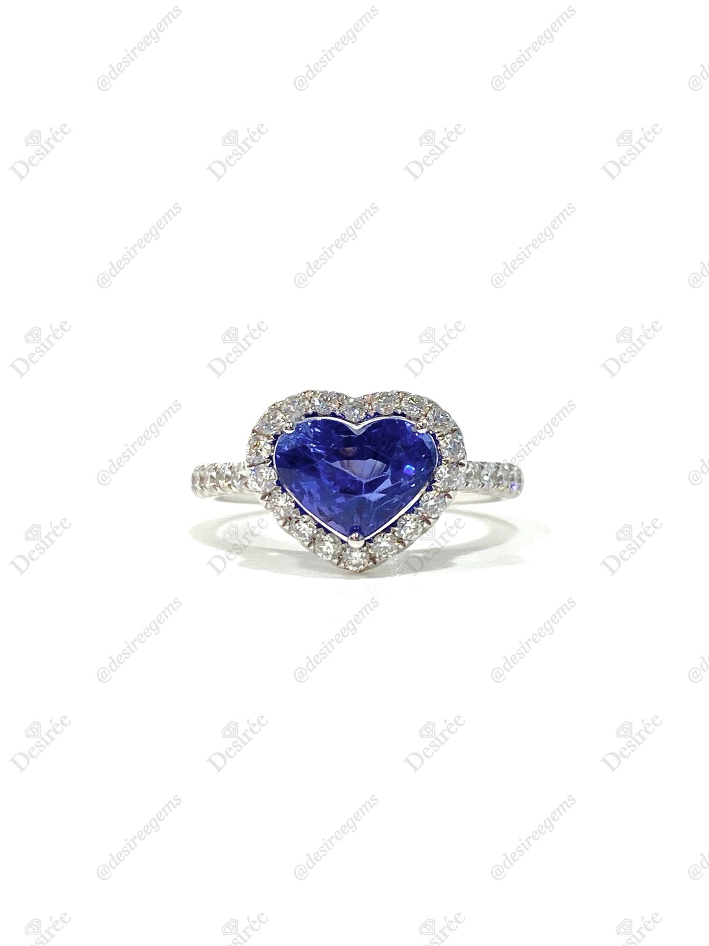 Natural Blue Sapphire 2.18ct Ring