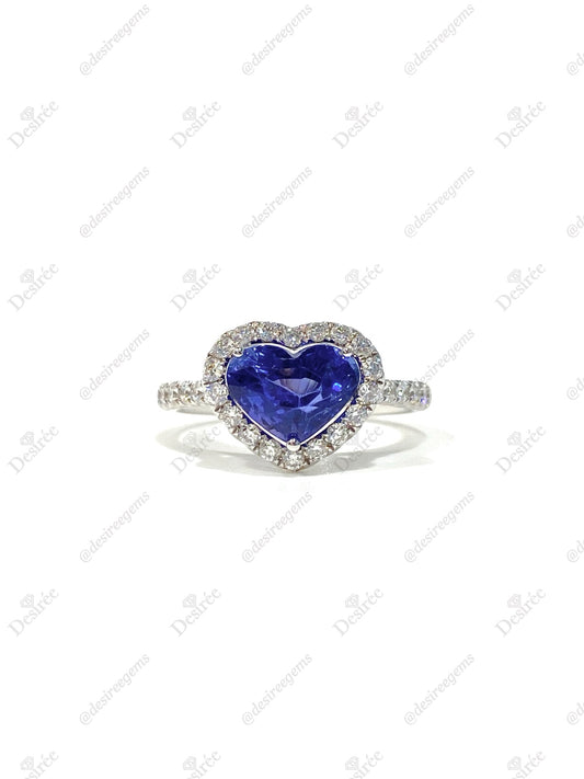 Natural Blue Sapphire 2.18ct Ring