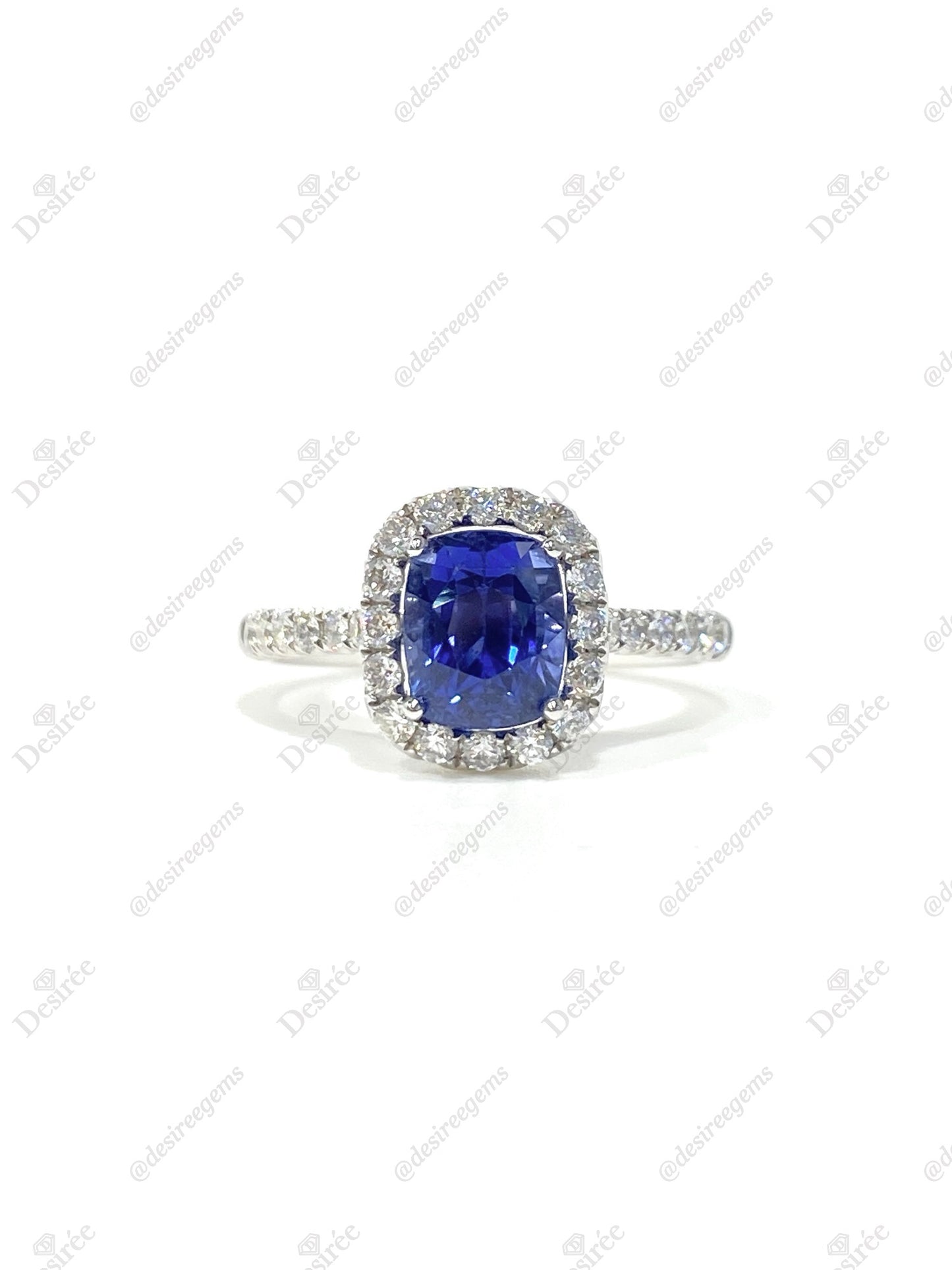 Natural Blue Sapphire 2.15ct Ring