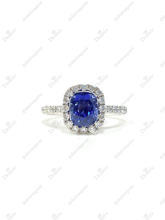 Natural Blue Sapphire 2.15ct Ring