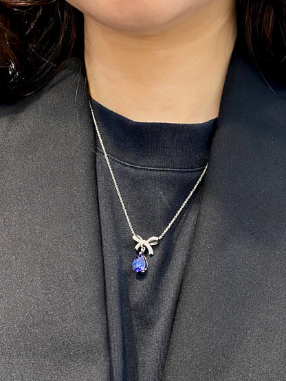 Natural Tanzanite 1.88ct Necklace