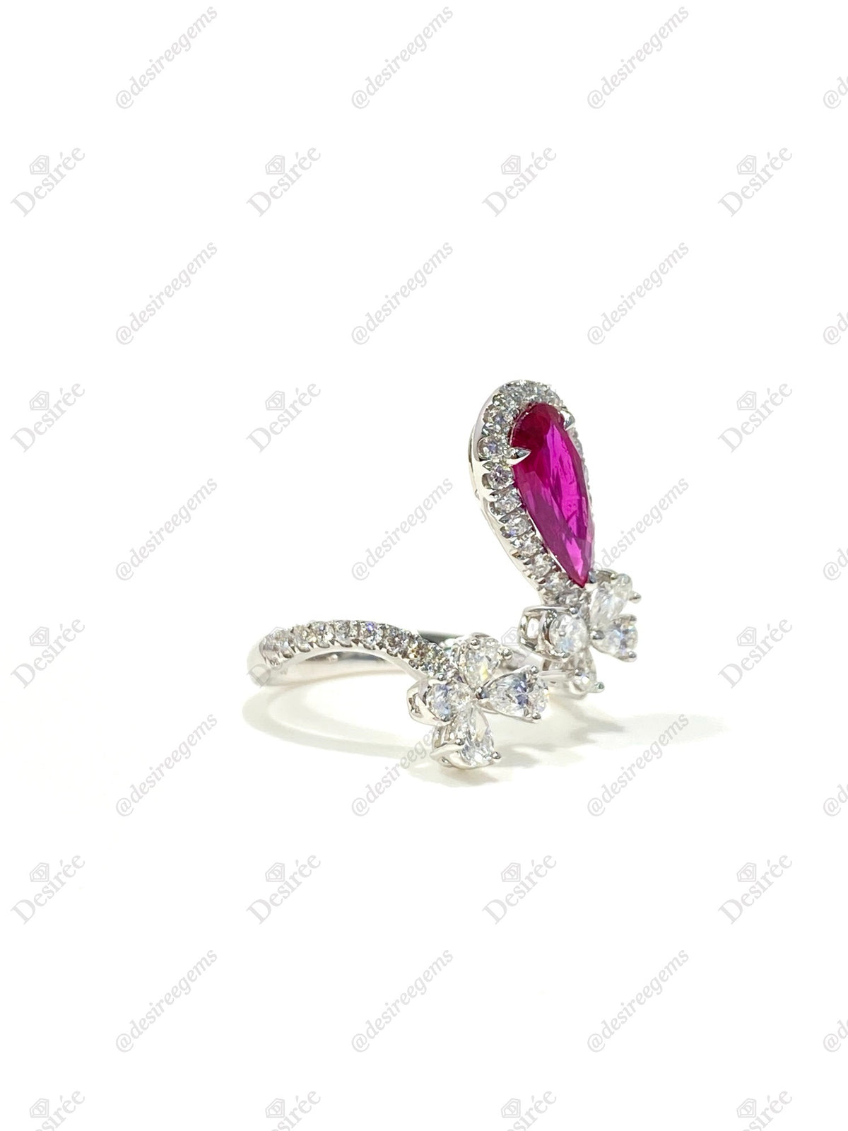 Natural Unheated Pigeon’s Blood Ruby 1.22ct Ring