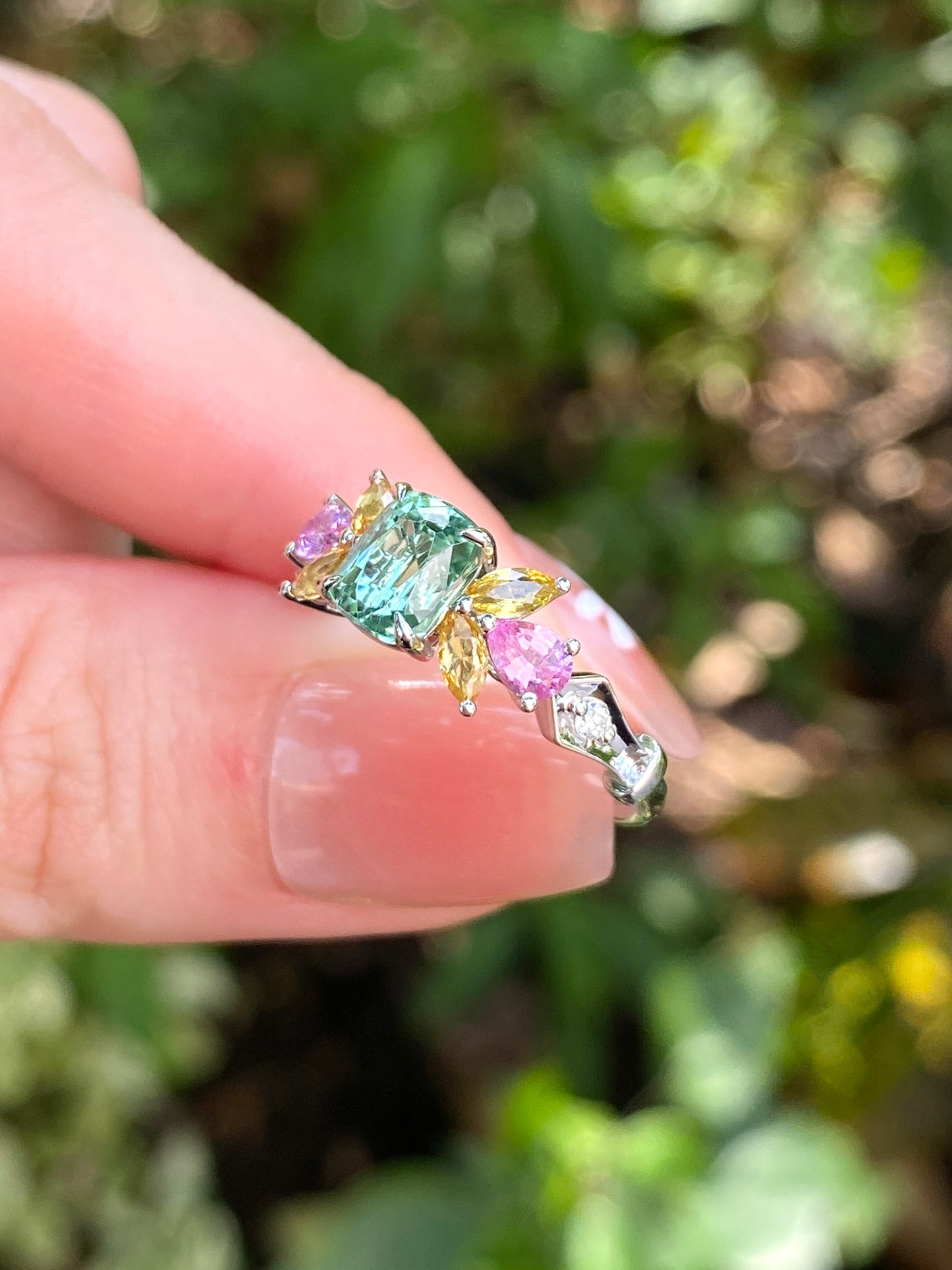 Natural Tourmaline 1.24ct Ring