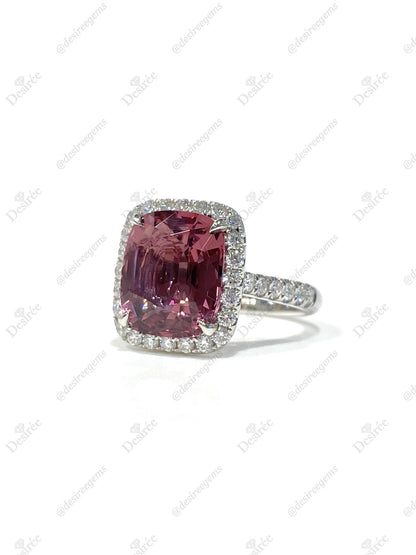 Natural Purple Spinel 4.75ct Ring