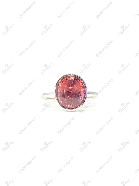 Natural Tourmaline 4.09ct Ring