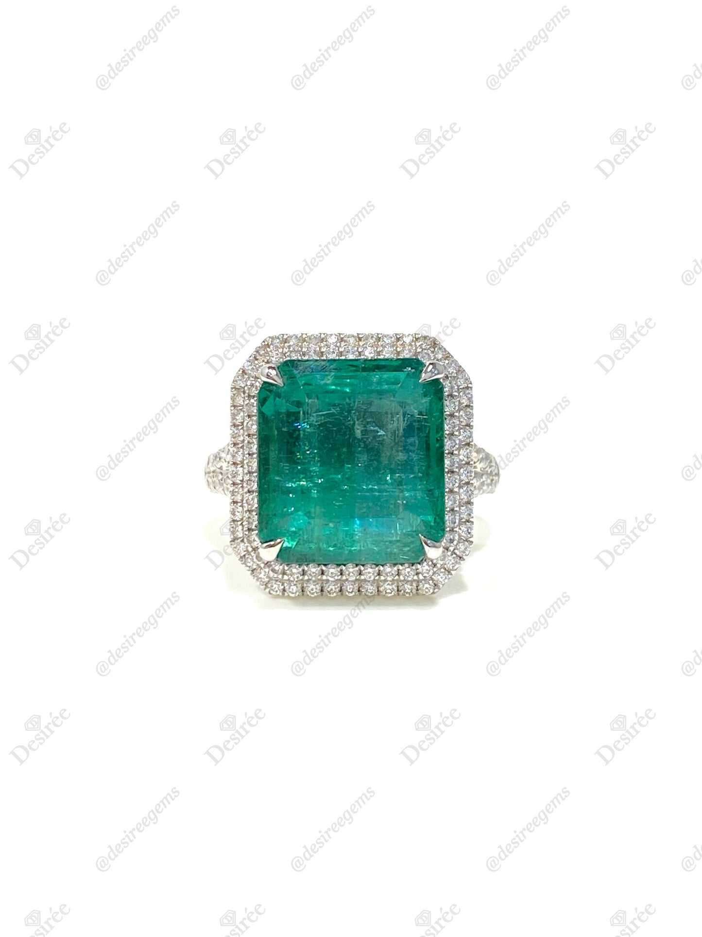 Natural Emerald 9.88ct Ring