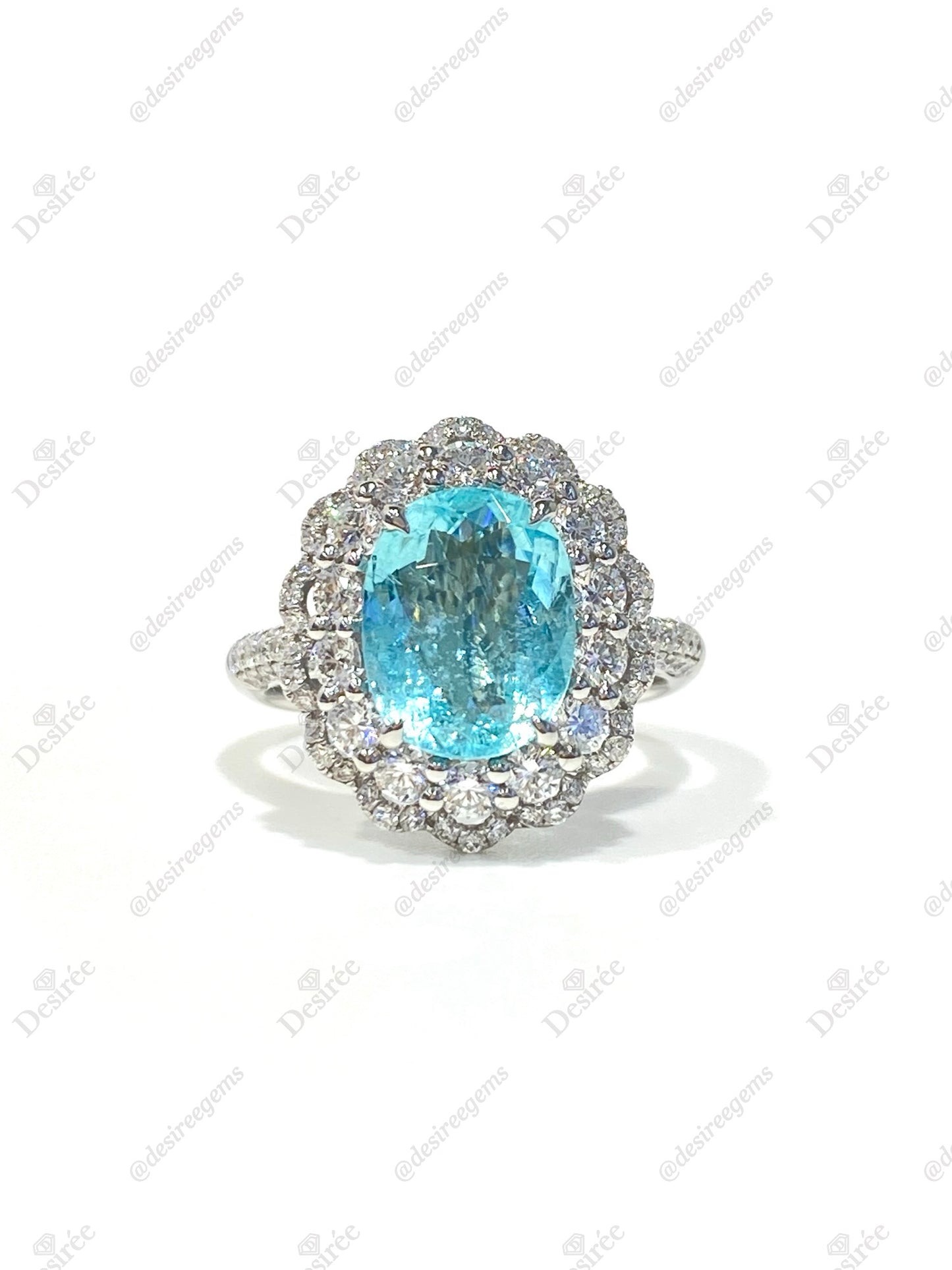 Natural Paraiba Tourmaline 2.44ct Ring