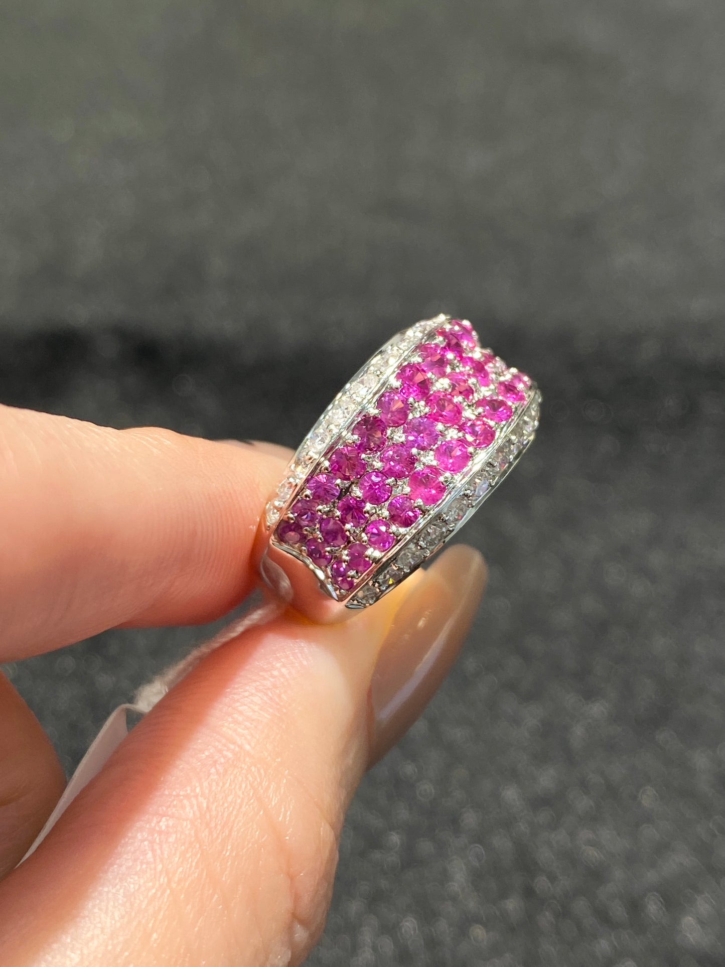 Natural Pink Sapphire 1.51ct Ring