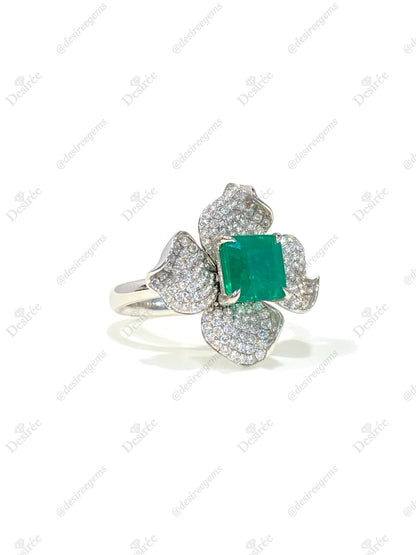 Natural Emerald 1.97ct Ring