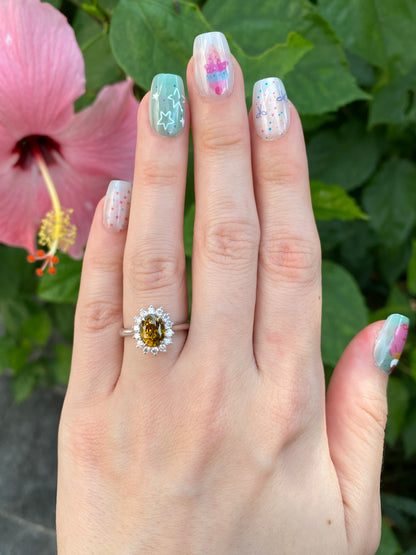 Natural Chrysoberyl 2.19ct Ring