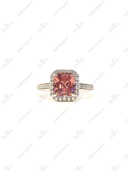 Natural Pink Tourmaline 1.73ct Ring