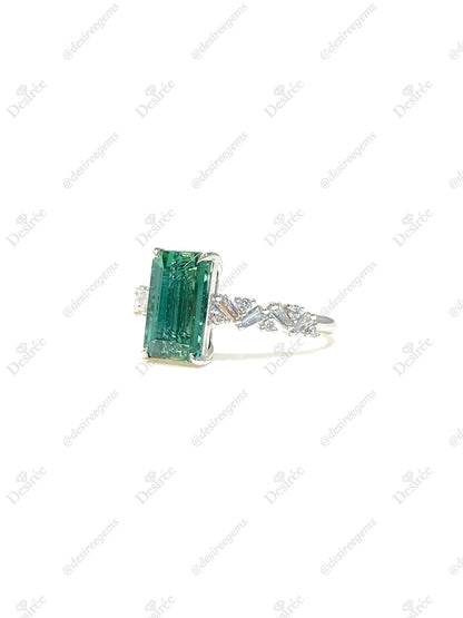 Natural Green Tourmaline 2.53ct Ring
