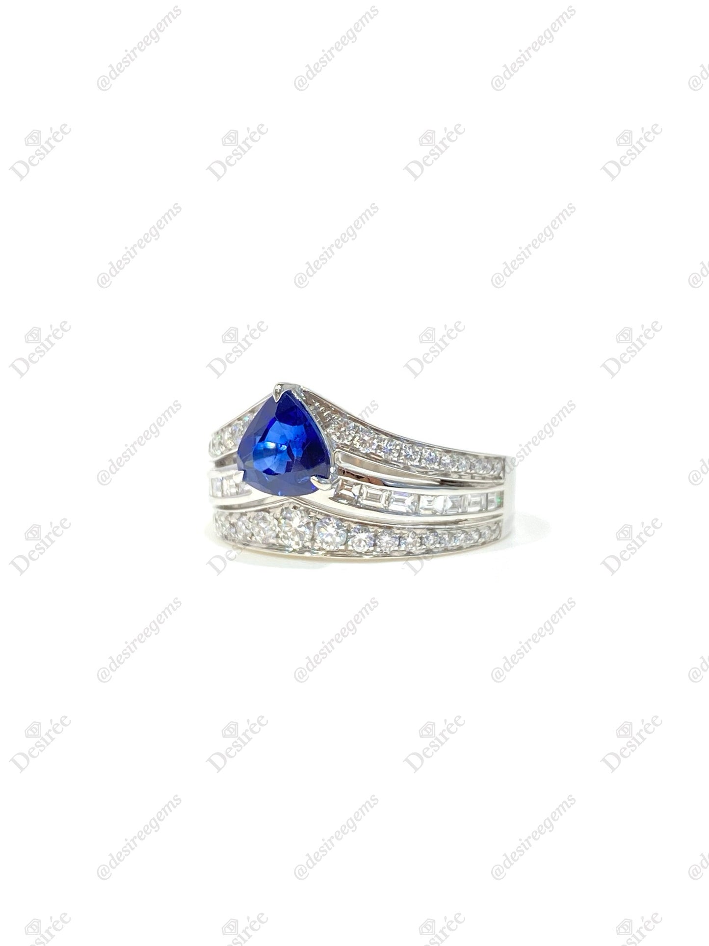 Natural Blue Sapphire Ring 1.26ct