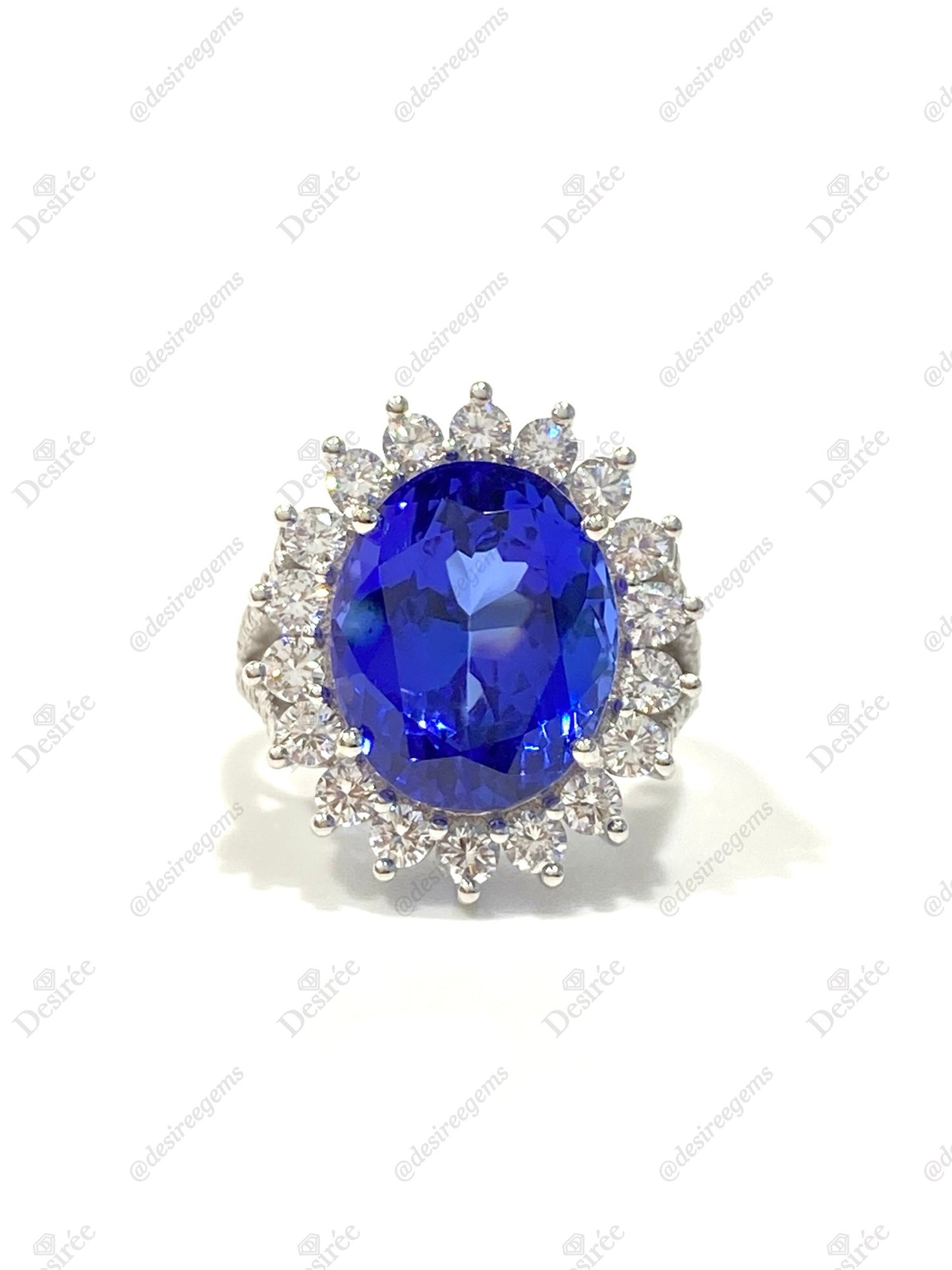 Natural Tanzanite 9.48ct Ring