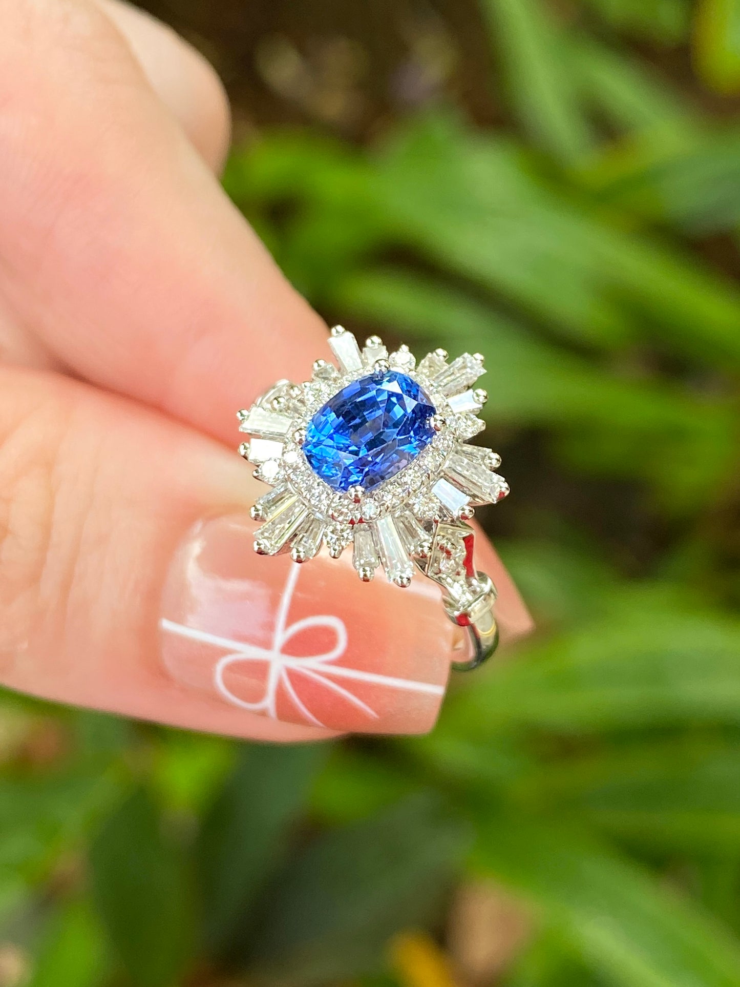 Natural Blue Sapphire 1.51ct Ring