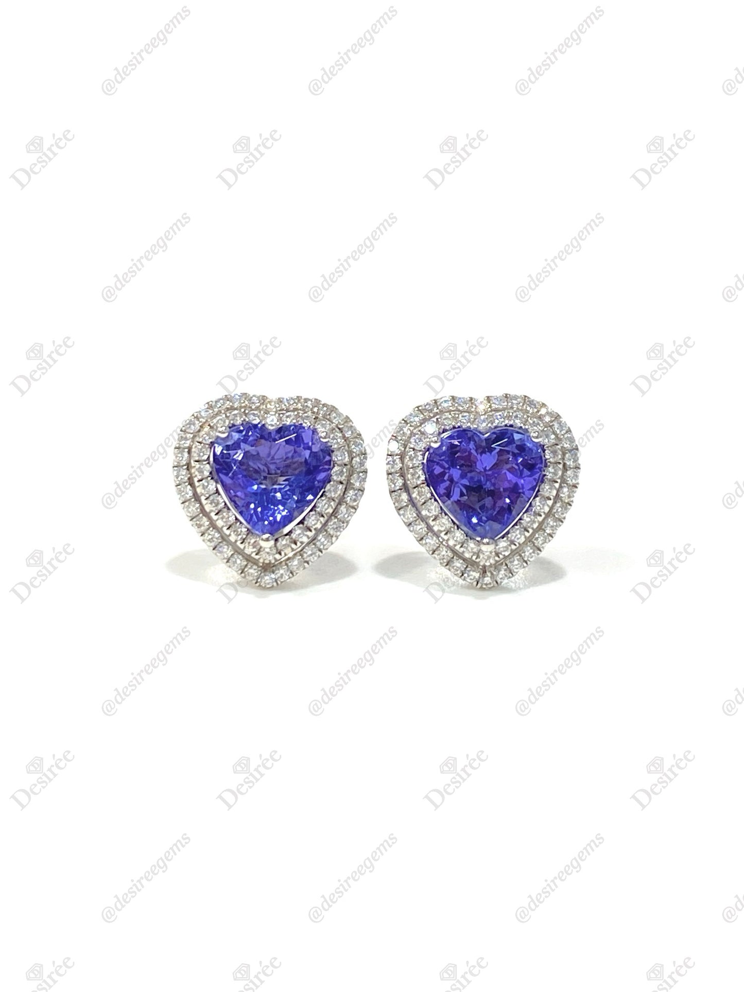 Natural Tanzanite 3.13 Earrings