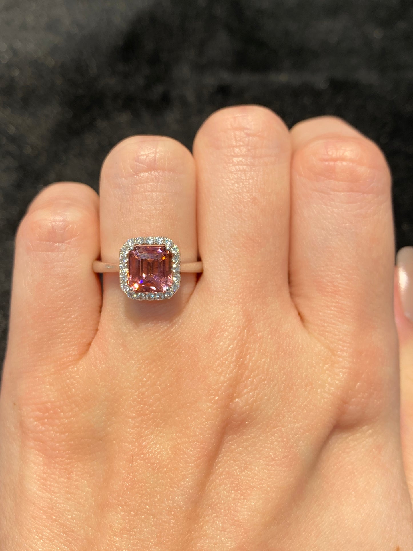 Natural Pink Tourmaline 1.78ct Ring