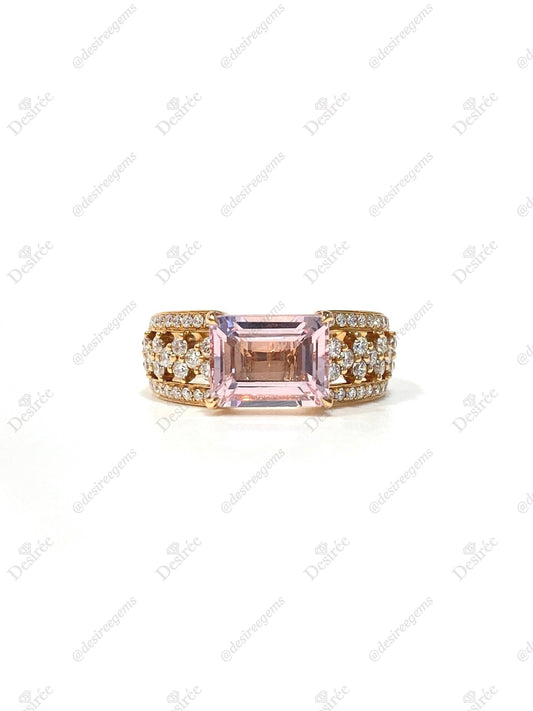 Natural Morganite 2.35ct Ring