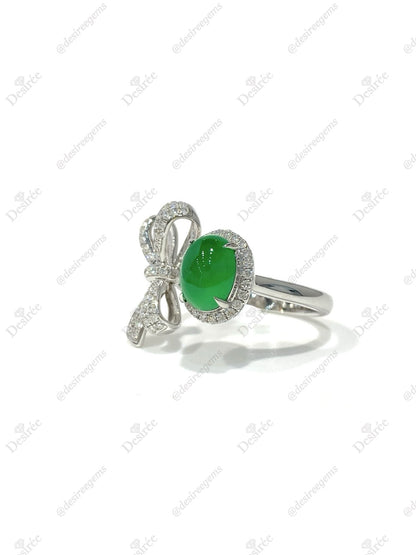 Natural Type A Jadeite Ring