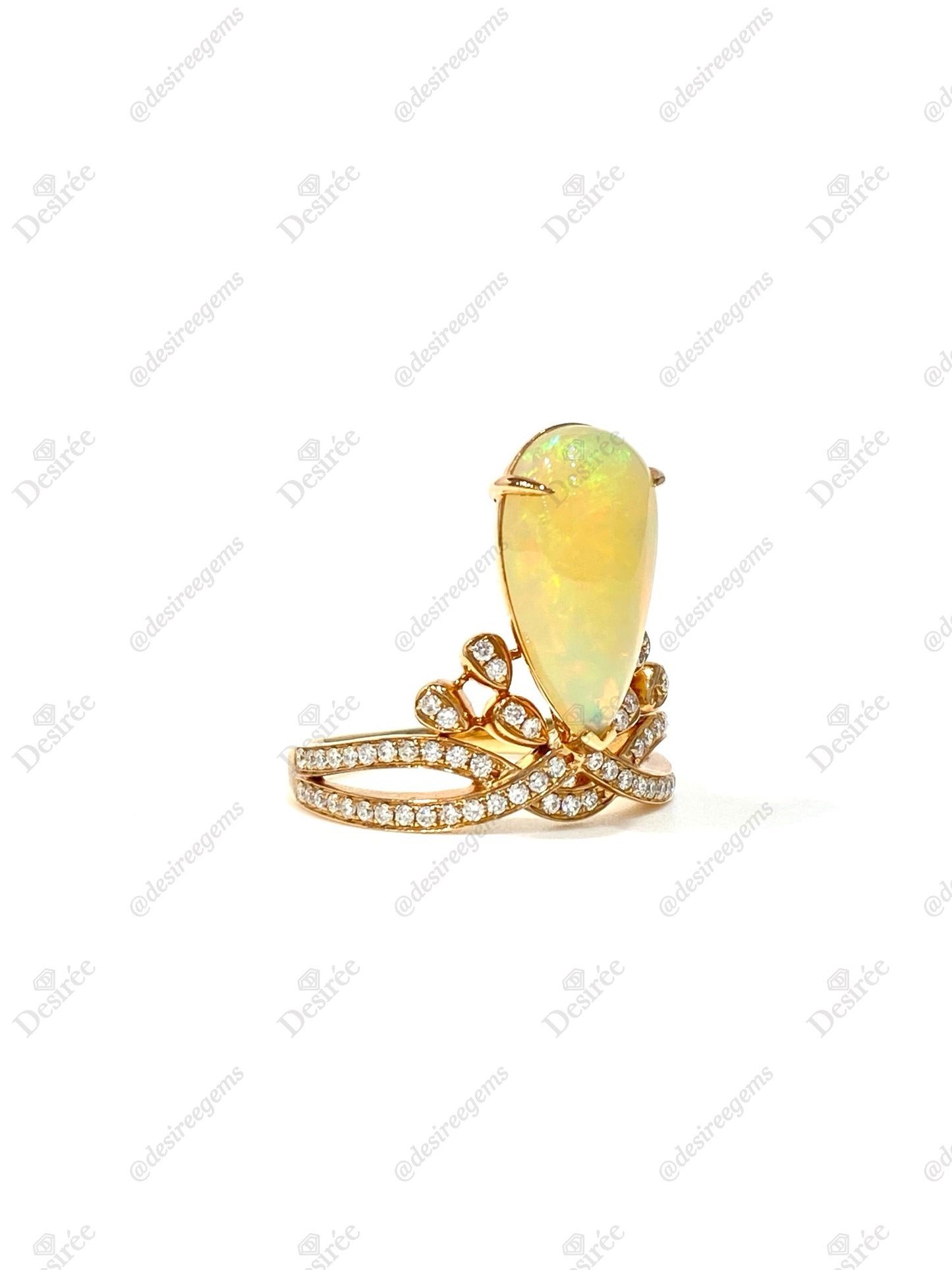 Natural Opal 2.75ct Ring