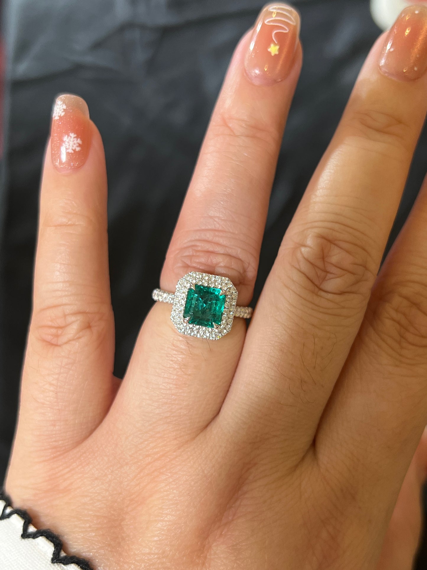 Natural Emerald 1.45ct Ring