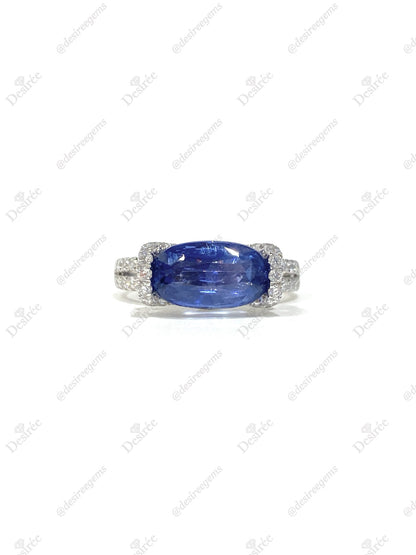 Natural Blue Sapphire 2.92ct Ring