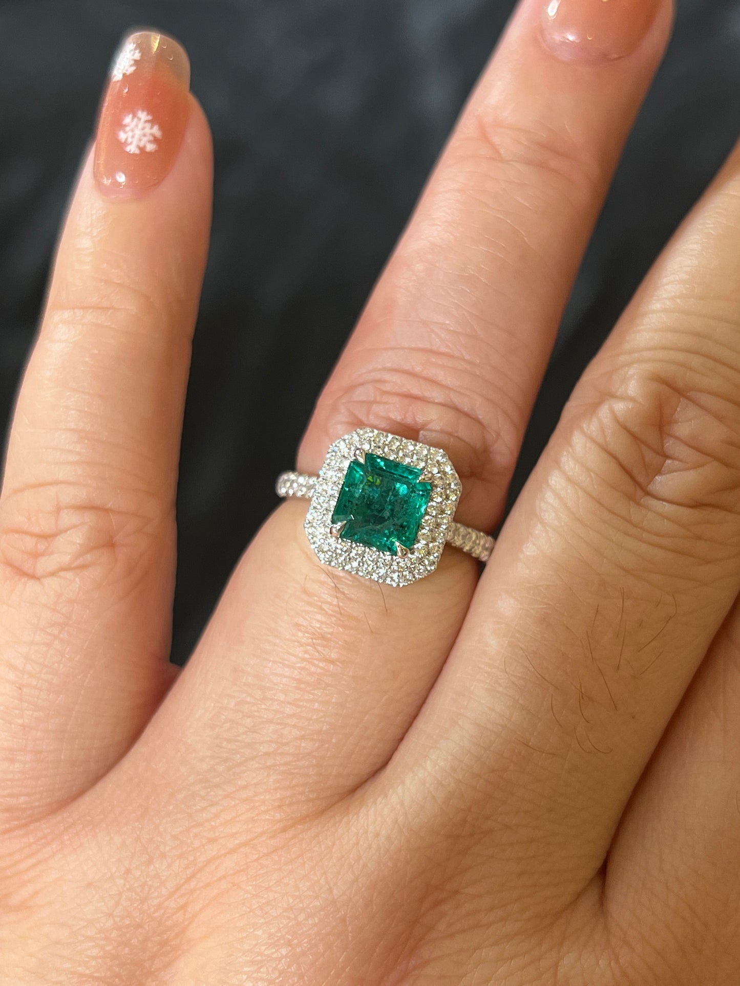 Natural Emerald 1.45ct Ring