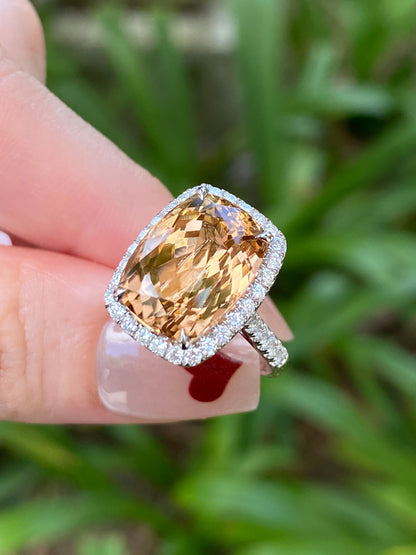 Natural Tourmaline 8.99ct Ring