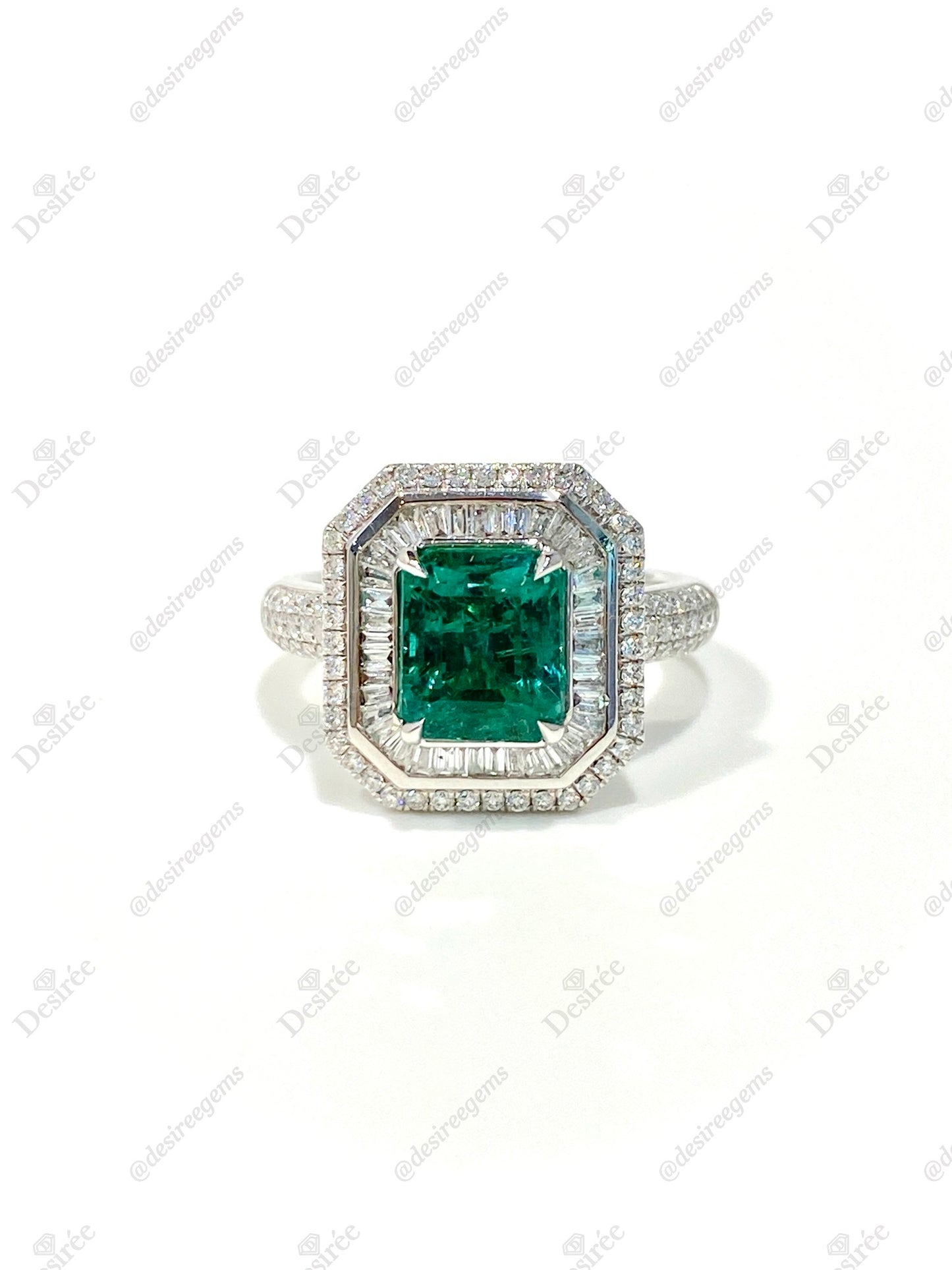 Natural Emerald 2.21ct Ring