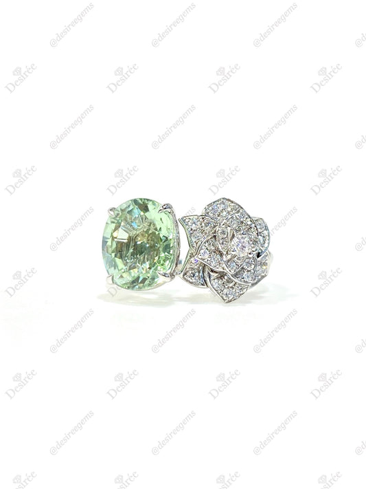 Natural Tourmaline 3.80ct Ring