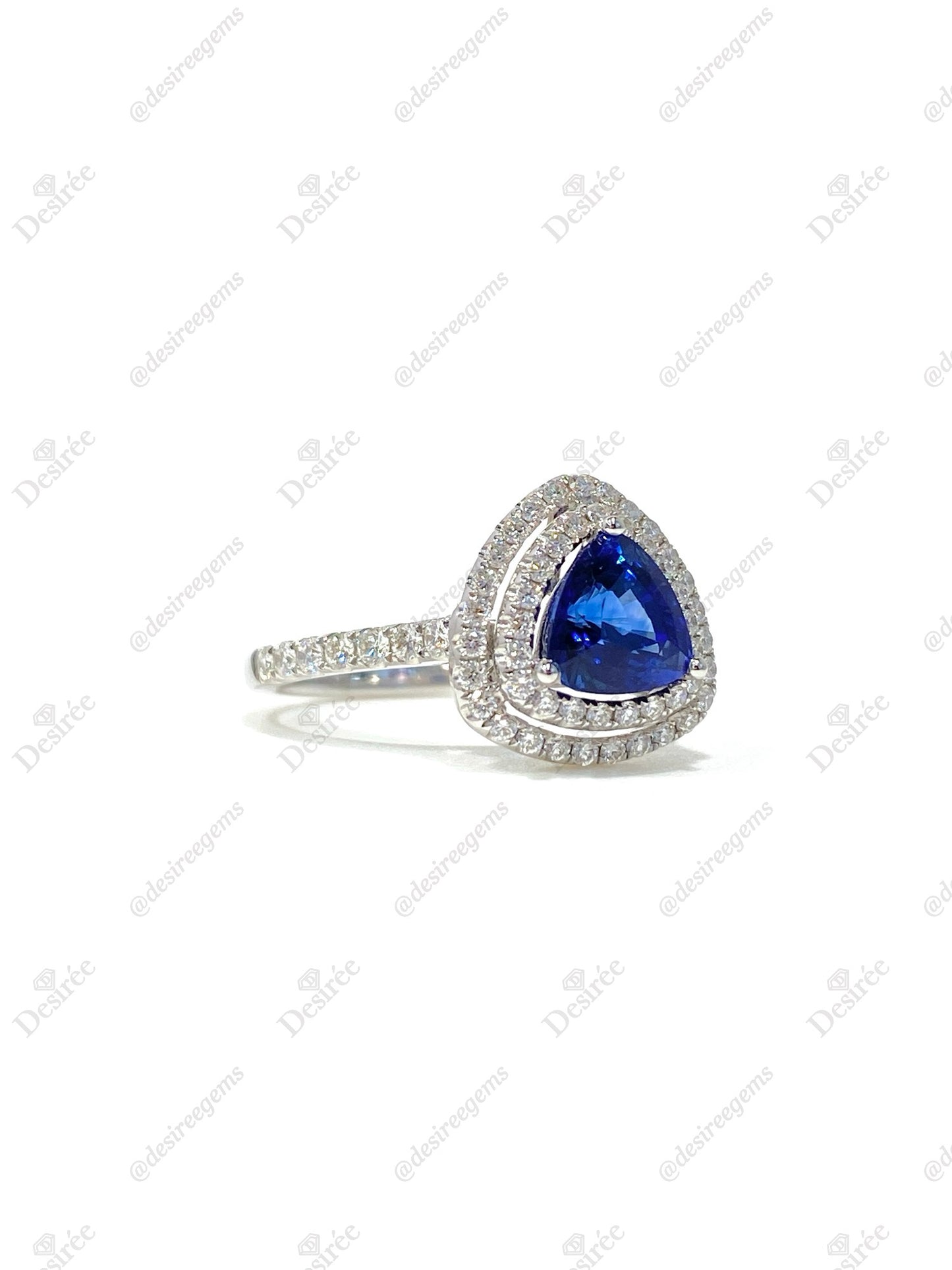 Natural Blue Sapphire Ring 1.43ct