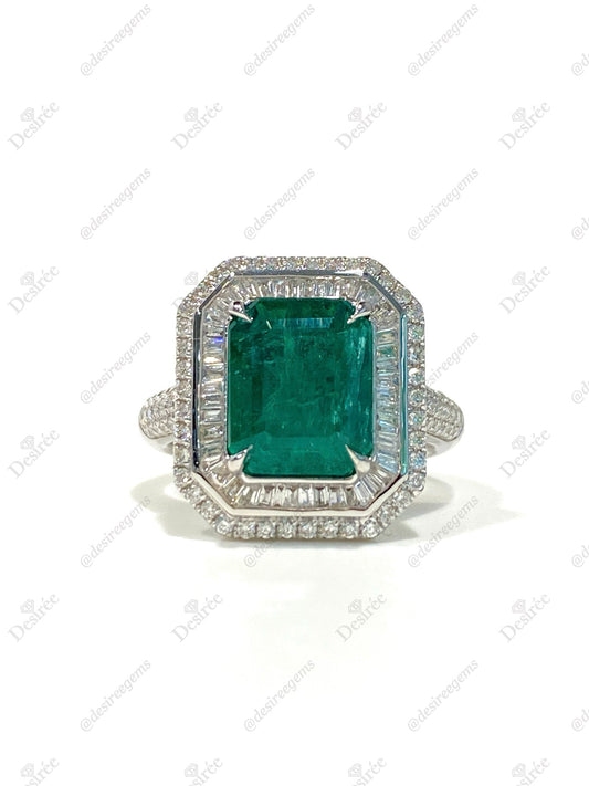 Natural Emerald 3.22ct Ring