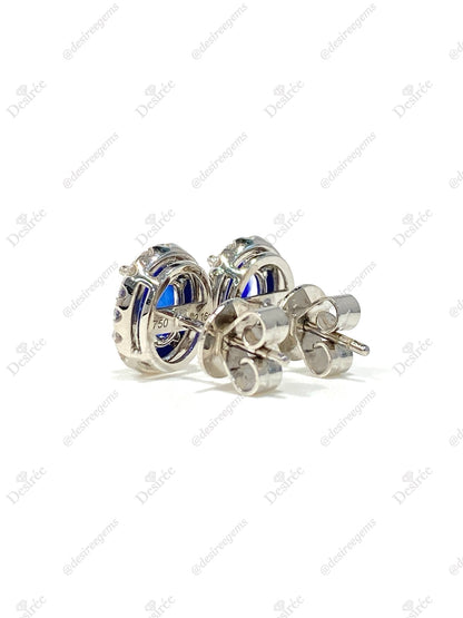 Blue Sapphire 2.16ct Earrings