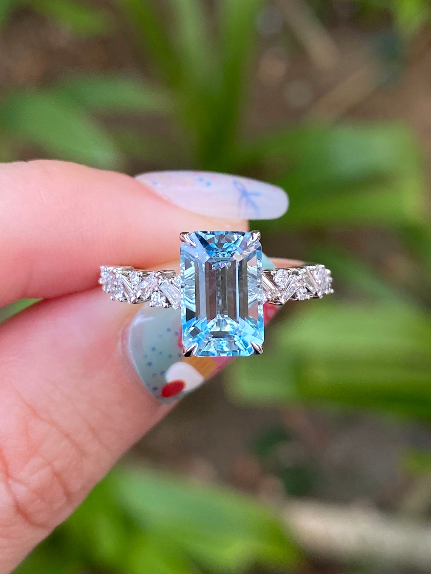 Natural Aquamarine 2.20ct Ring