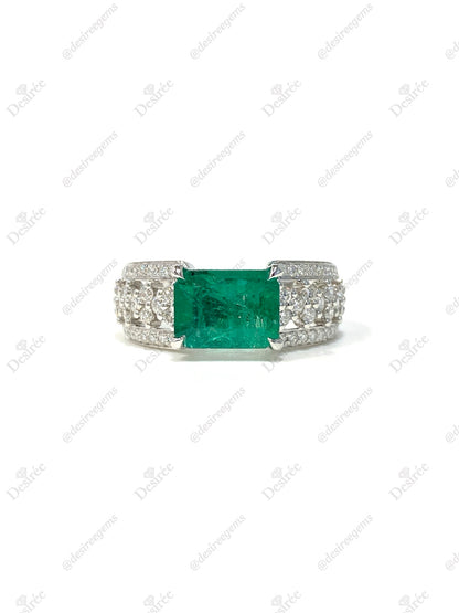 Natural Emerald 1.77ct Ring