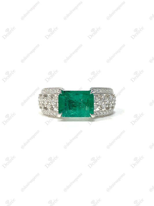 Natural Emerald 1.77ct Ring
