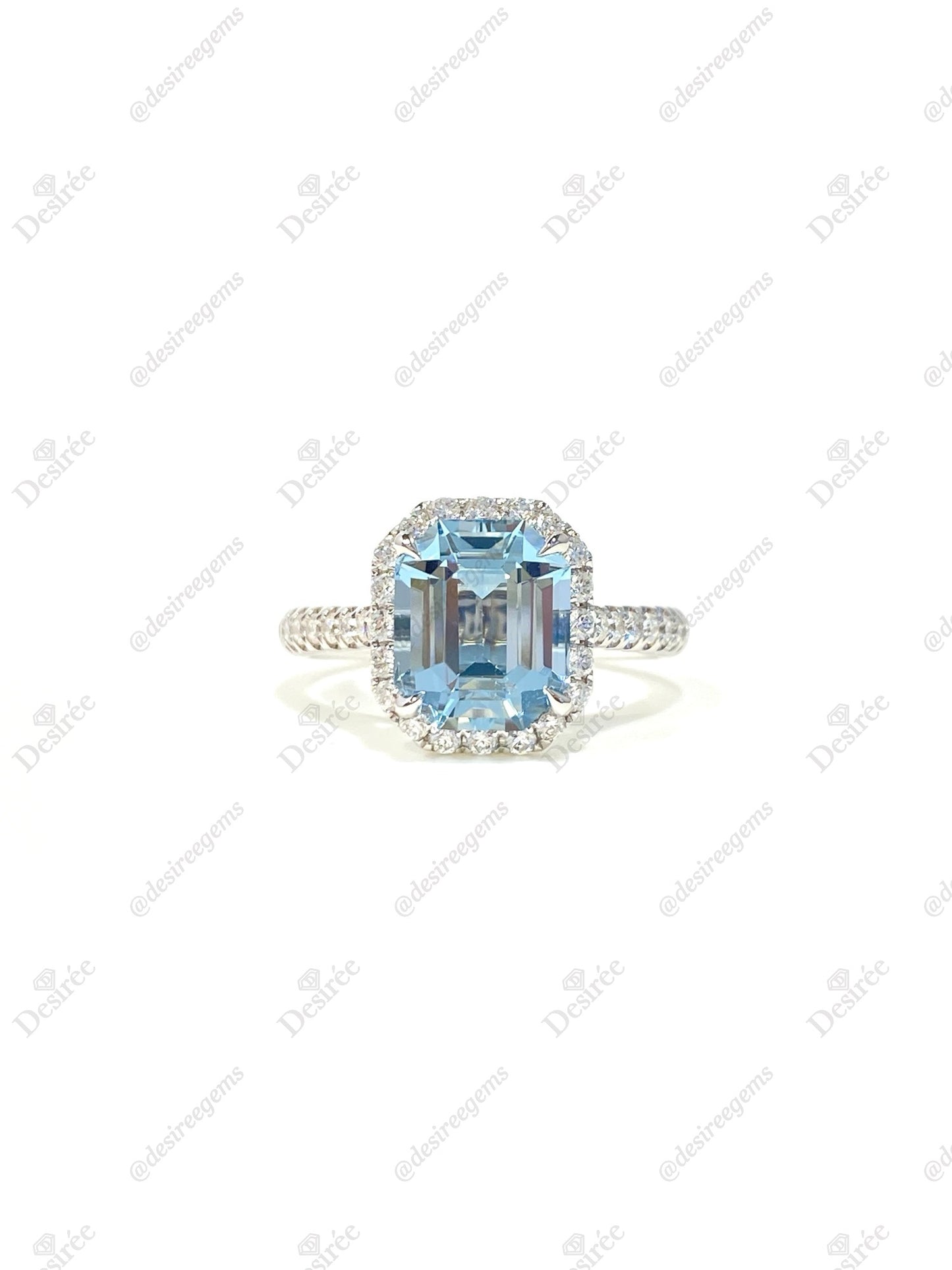 Natural Aquamarine 2.42ct Ring