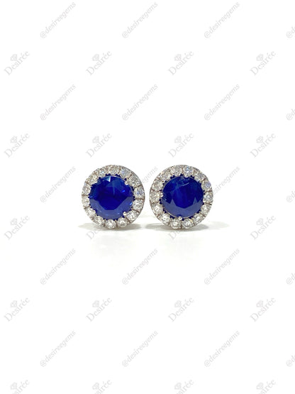 Blue Sapphire 2.00ct Earrings