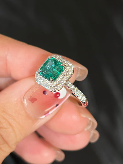 Natural Emerald 1.45ct Ring