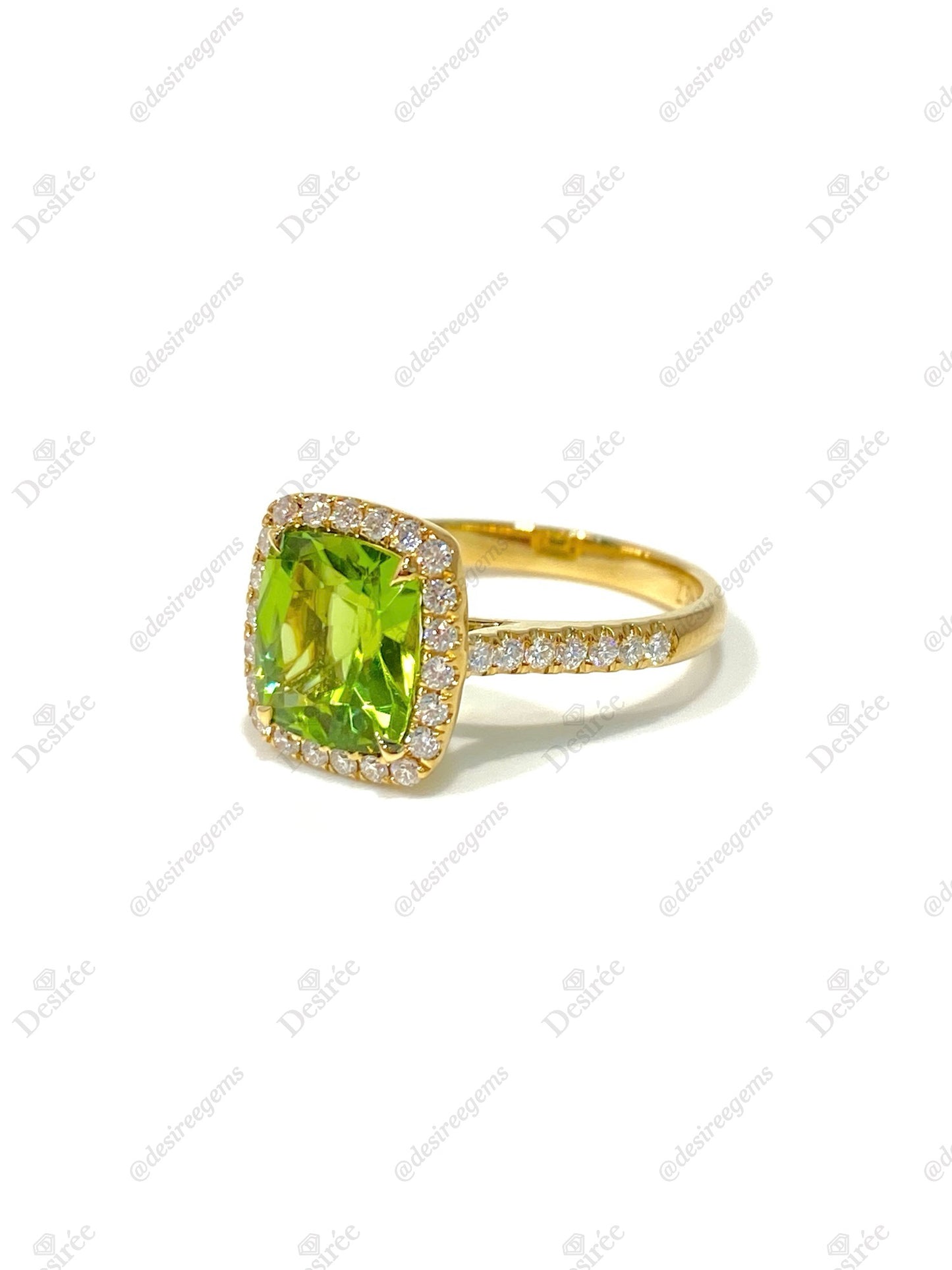 Natural Peridot 2.50ct Ring