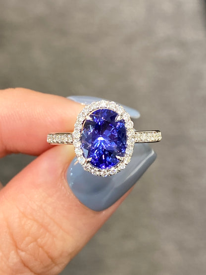 Natural Tanzanite 2.01ct Ring