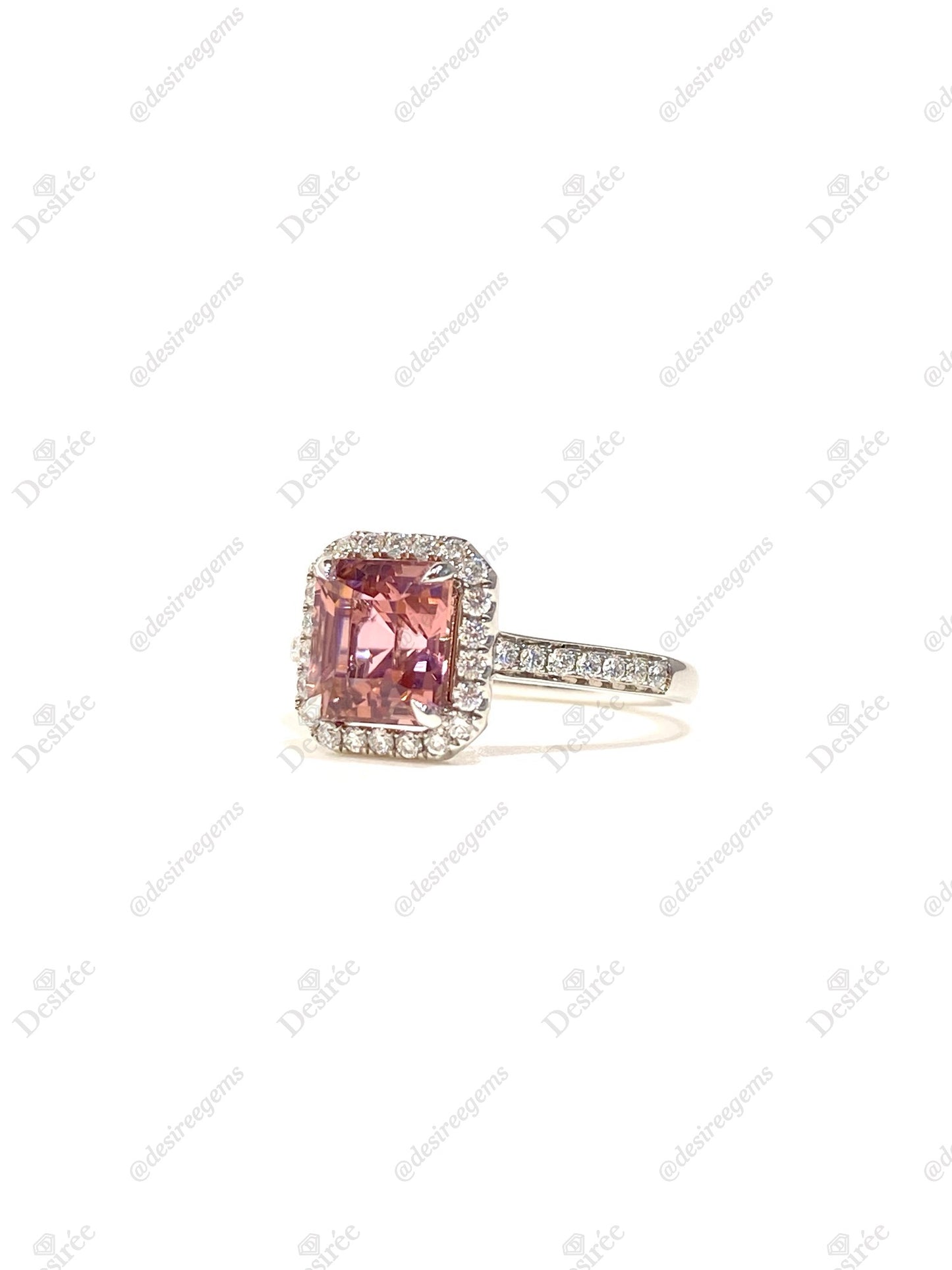 Natural Pink Tourmaline 1.73ct Ring