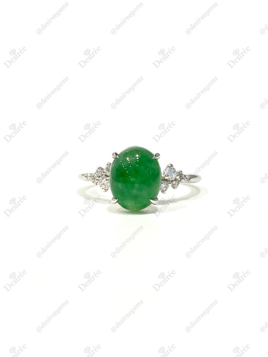 Natural Type A Jadeite Ring
