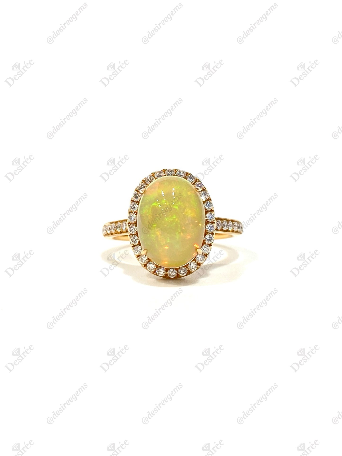 Natural Opal 3.07ct Ring