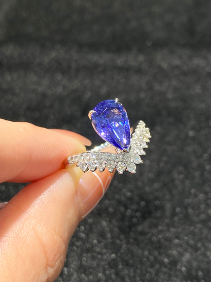 Natural Tanzanite 2.59ct Ring