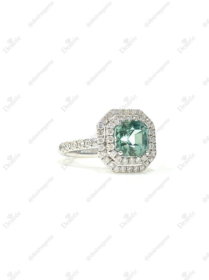 Natural Seafoam Tourmaline 1.85ct Ring