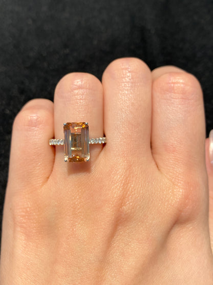 Natural Tourmaline 3.51ct Ring