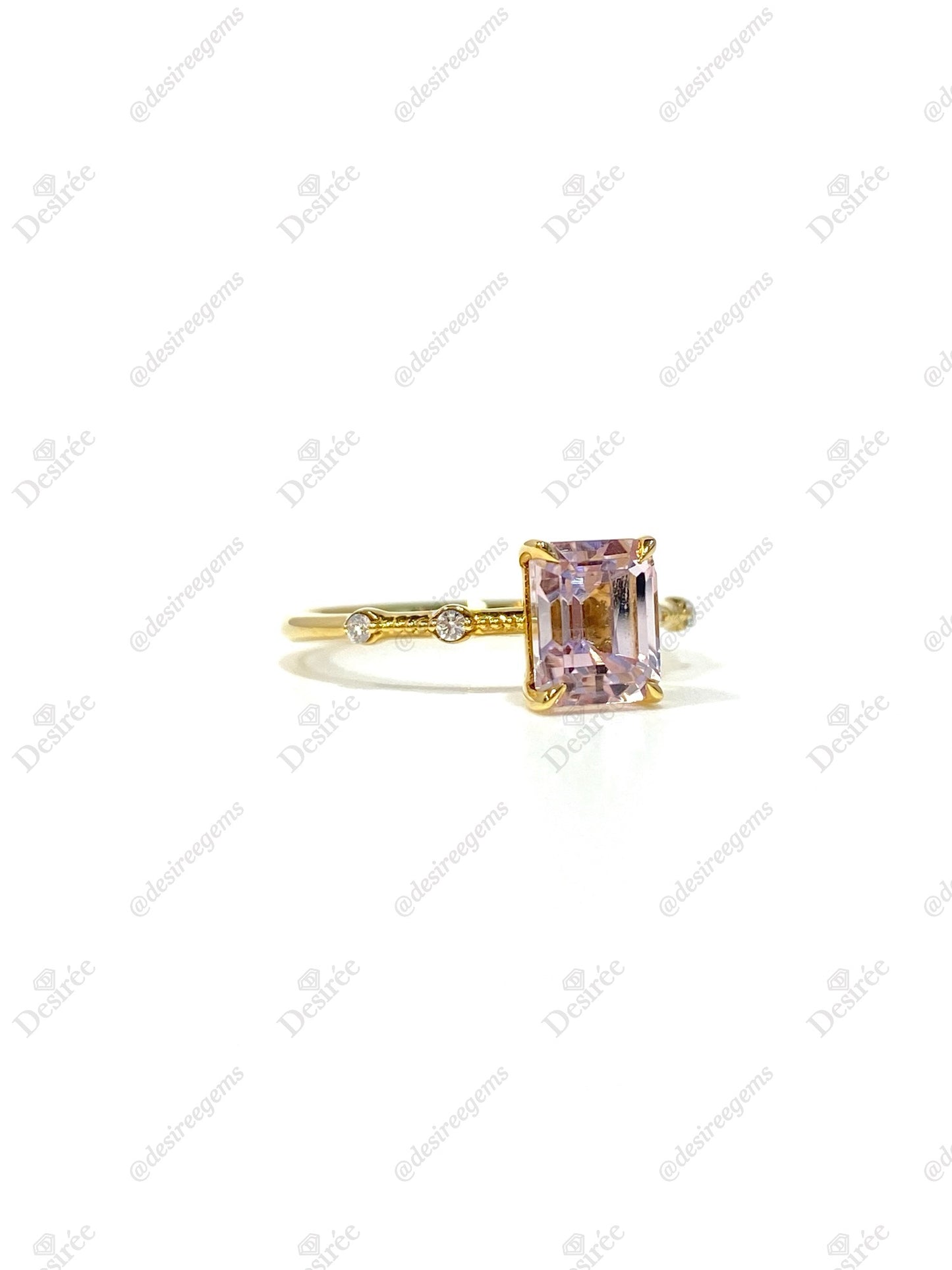 Natural Pink Tourmaline 1.42ct Ring