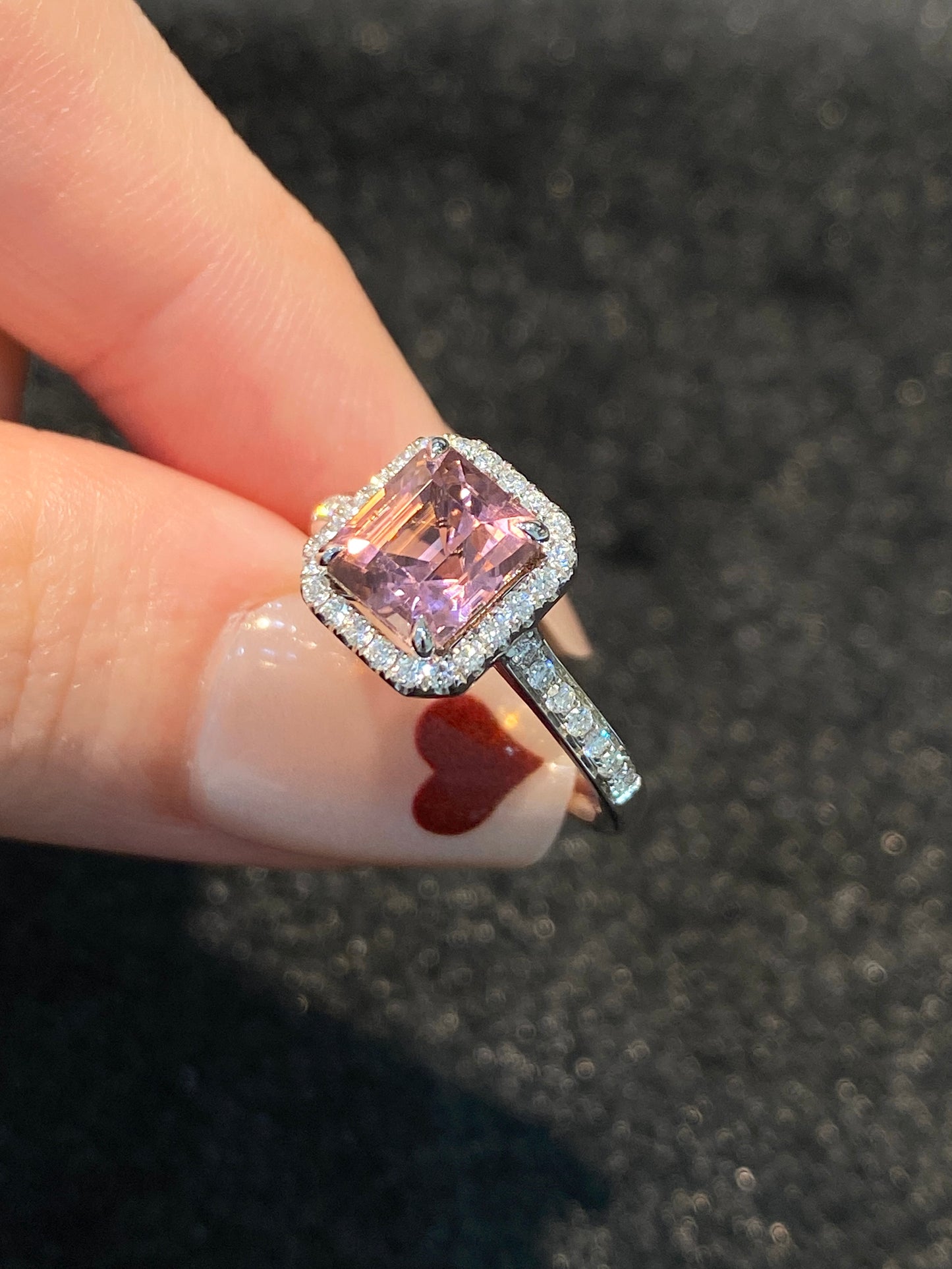 Natural Pink Tourmaline 1.73ct Ring
